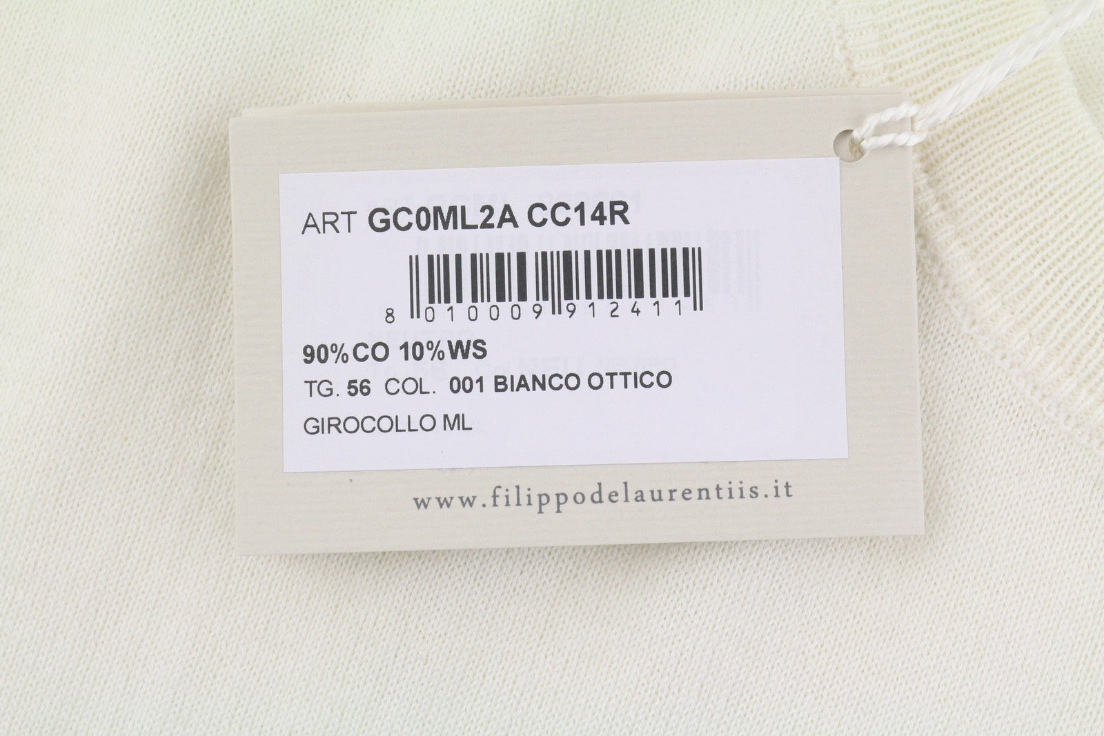 Jersey de algodón blanco