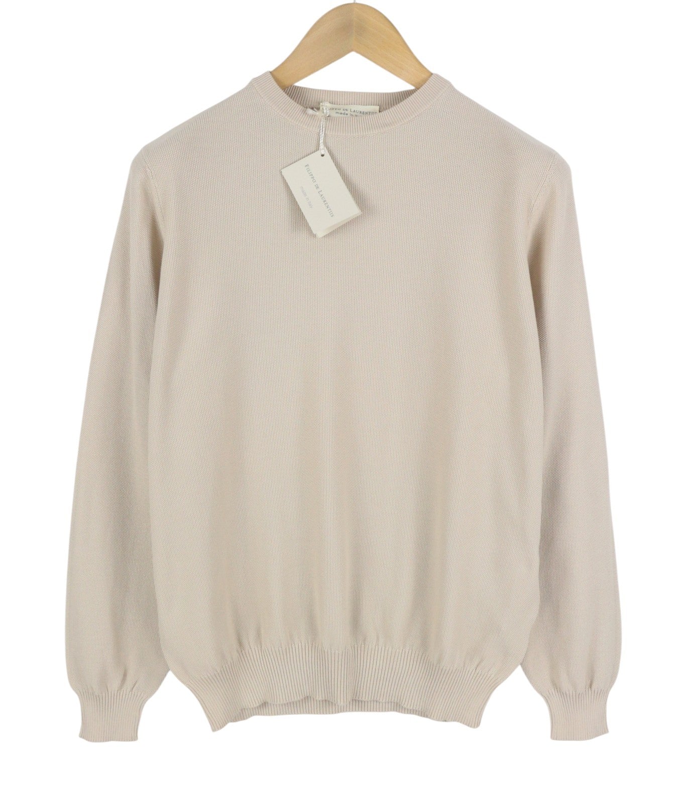Jersey de algodón beige