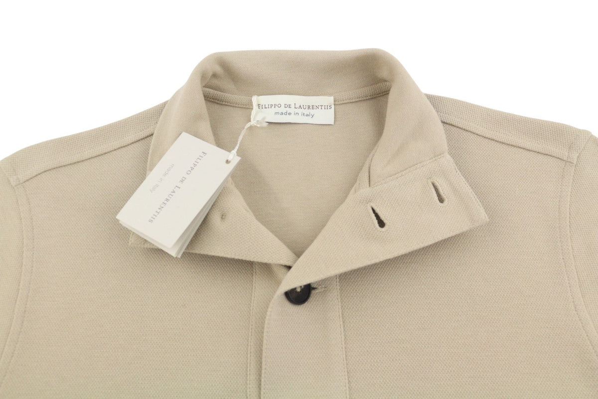 Maglia in cotone beige