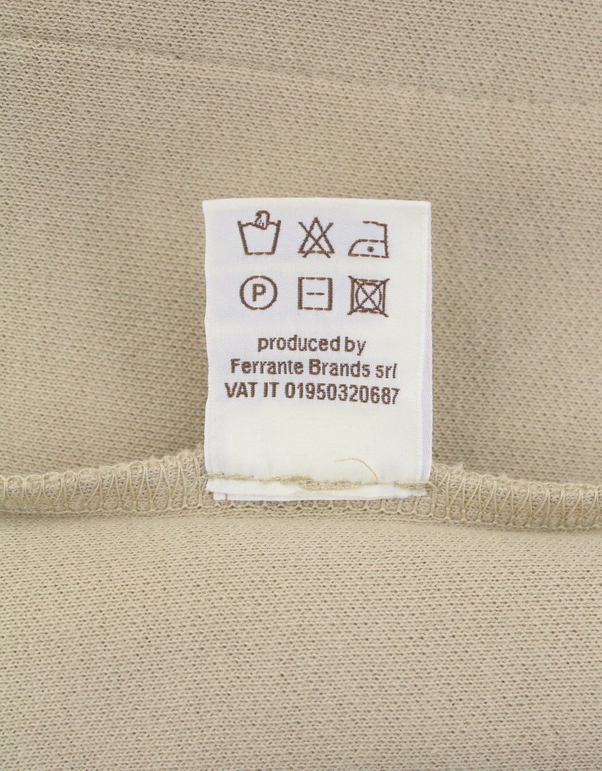 Beige Cotton Jumper