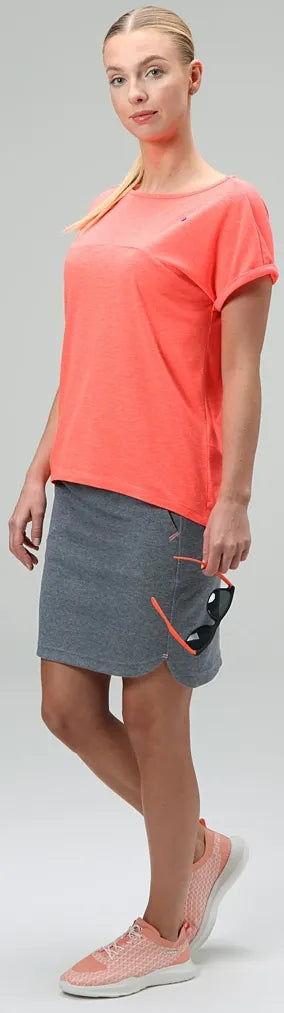 Damen Rock Loap Ecdora Blau Grau S