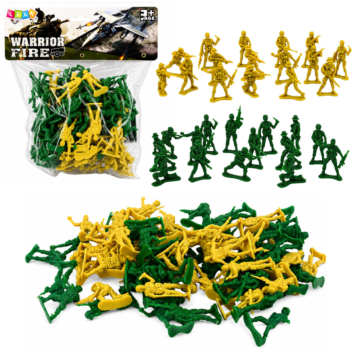 Militär-Set Militärsoldaten Heeressoldaten Figuren 72-tlg.