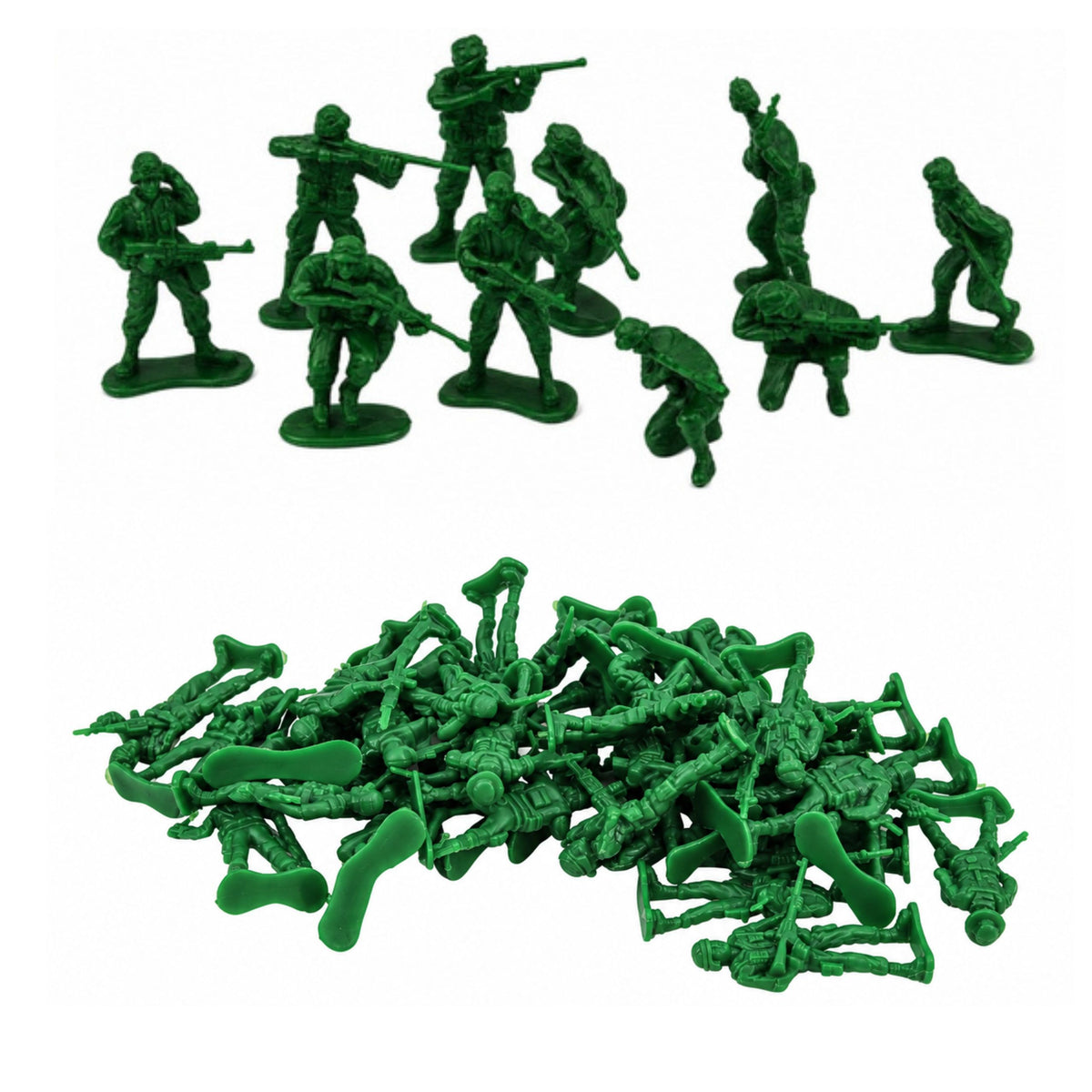 Military Set Soldiers Figures Military Vehicles Map Accessories 121 Pcs.