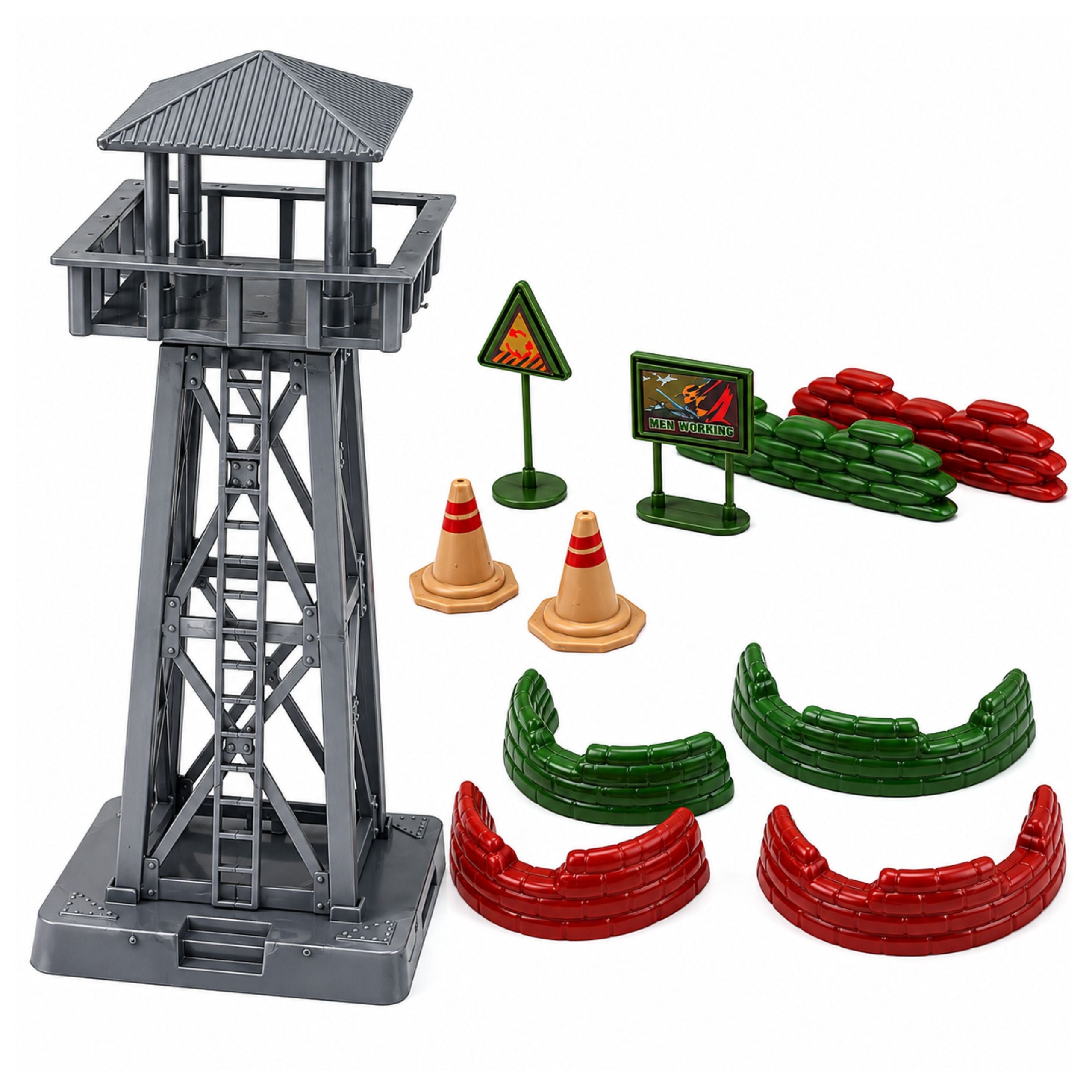 Set Militar Soldados Figuras Vehículos Militares Accesorios Torre 72 Pcs.