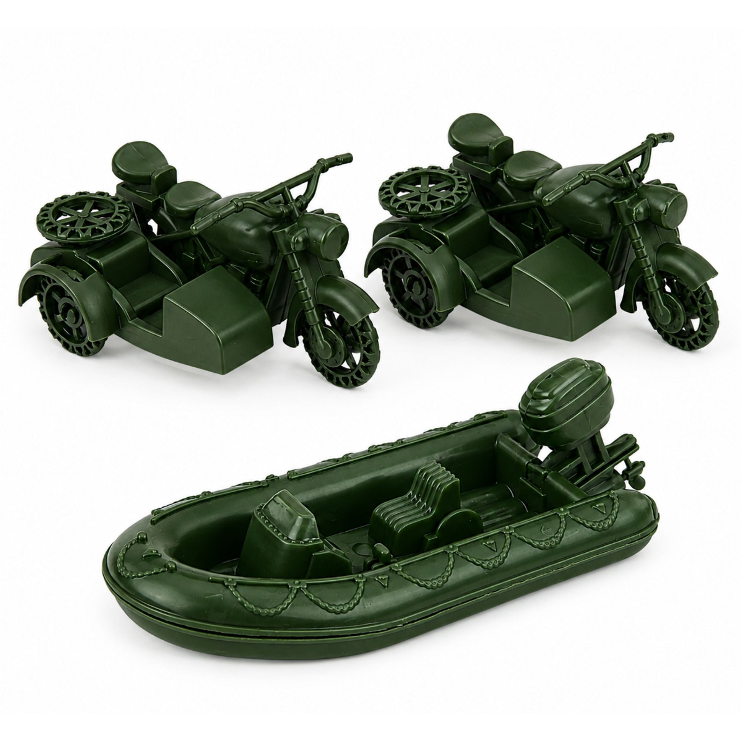 Military Set Soldiers Vehicles Military Base Tower Figures 46 Pcs.