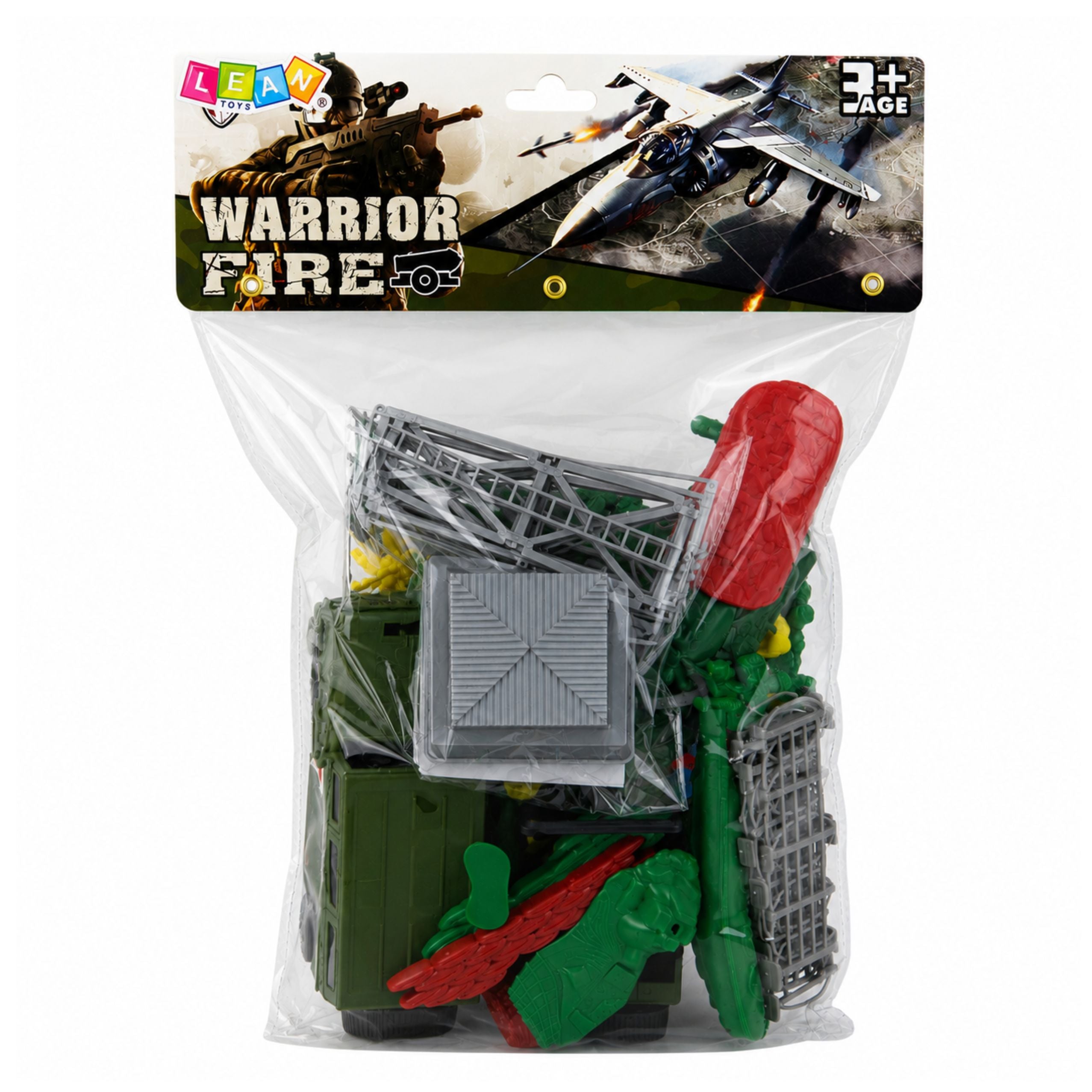Military Set Soldiers Vehicles Military Base Tower Figures 46 Pcs.