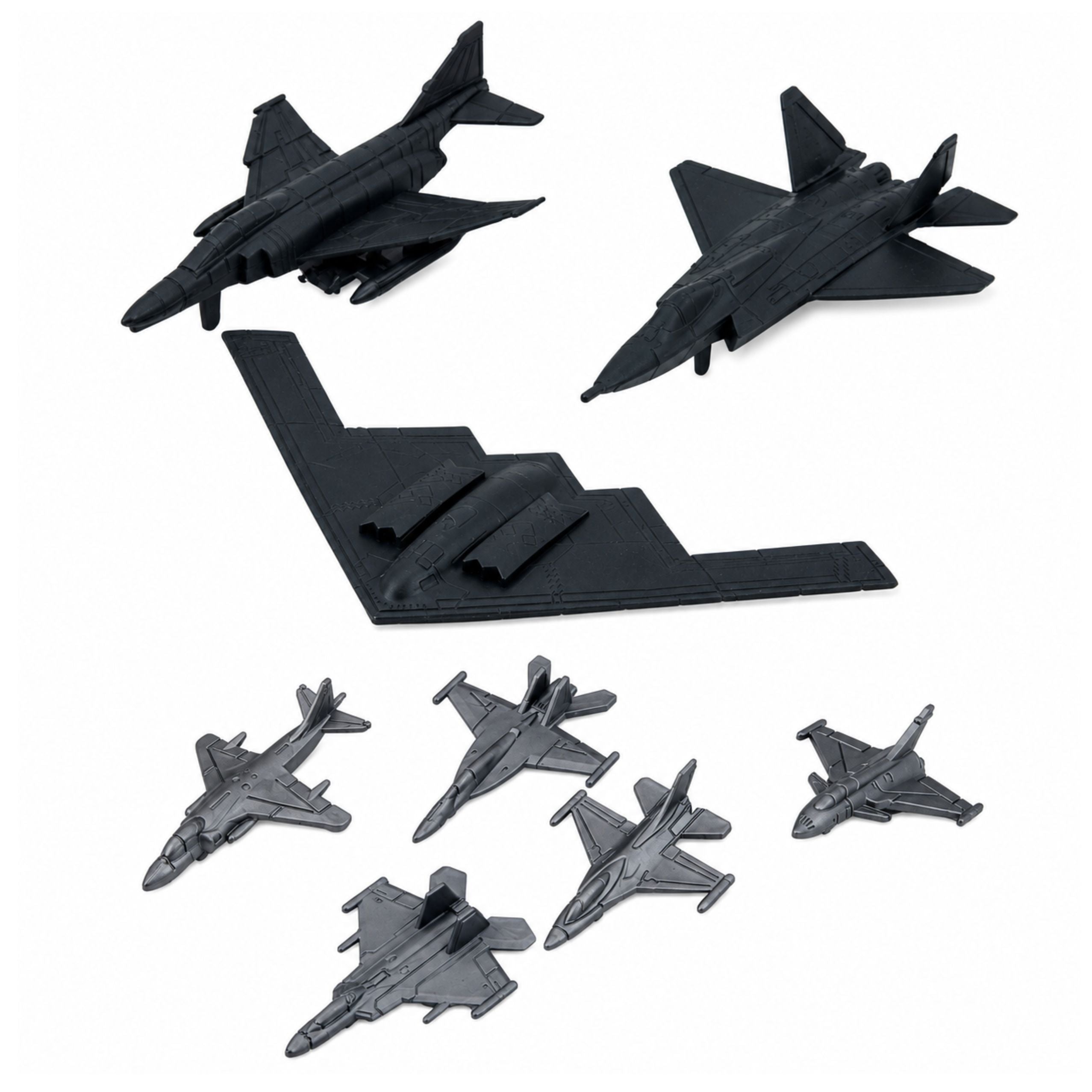 Military Set Soldiers Vehicles Ships Fighters Base 54 Pcs.