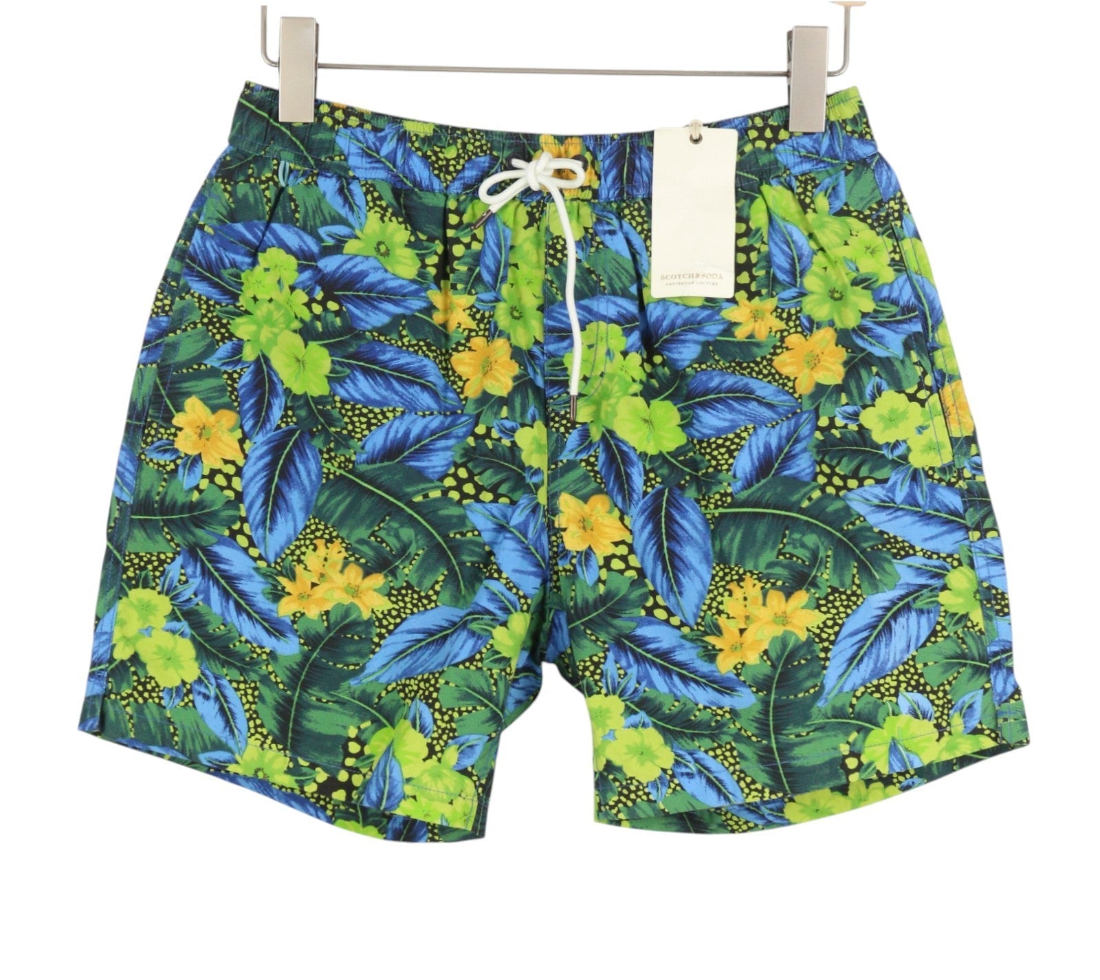 Blue Cotton Swimwear