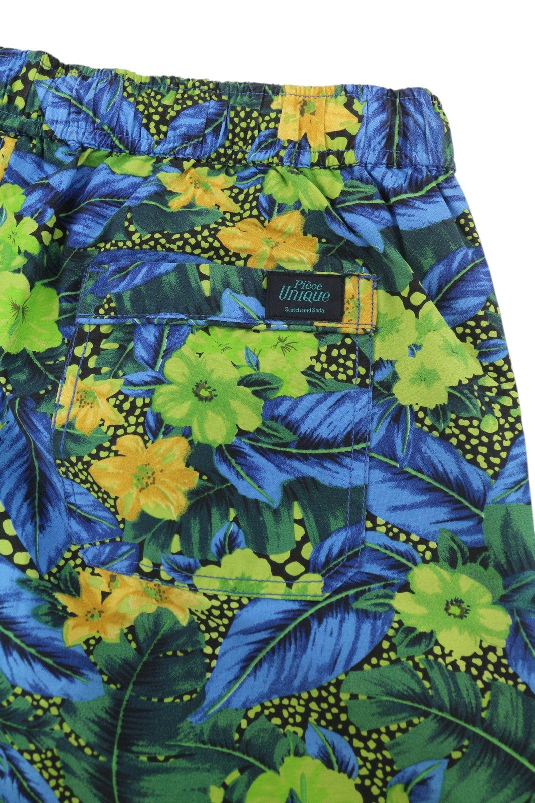 Blue Cotton Swimwear