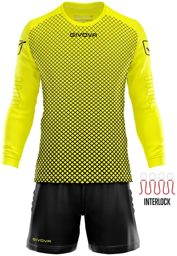 Zestaw bramkarski Givova Manchester Fluo Żółty 2xl