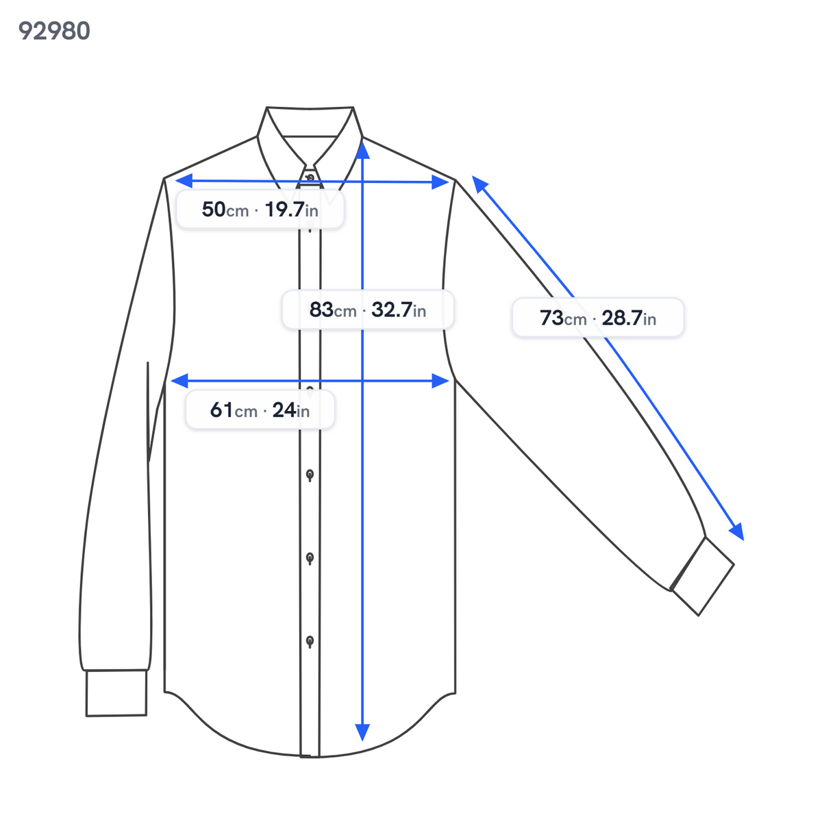 Blue Cotton Shirt
