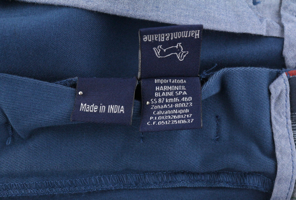 Blue Cotton Trousers