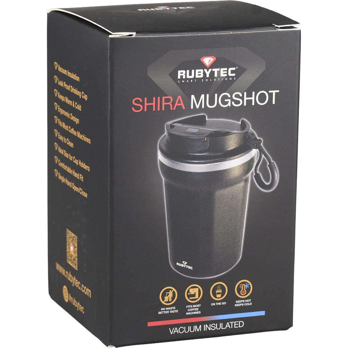 Rubytec Shira Mugshot 0.2l Black