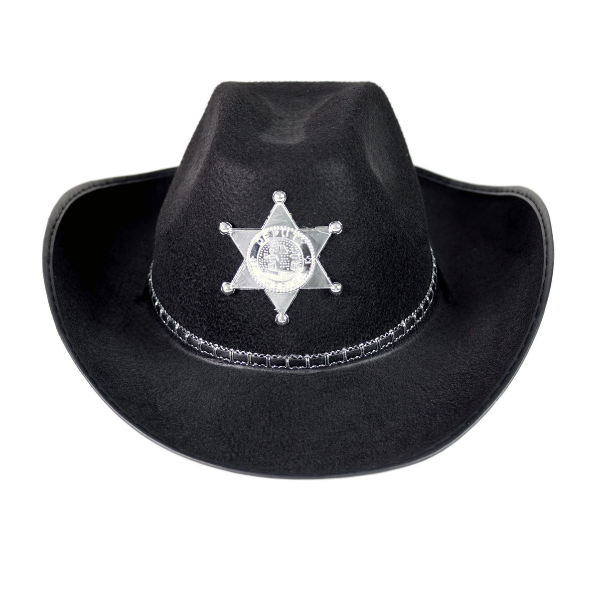Cappello da sceriffo con stella per adulto