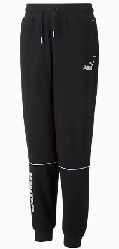 Kinder-Trainingsanzug Puma Power Colorblock Pant Jr Schwarz 116