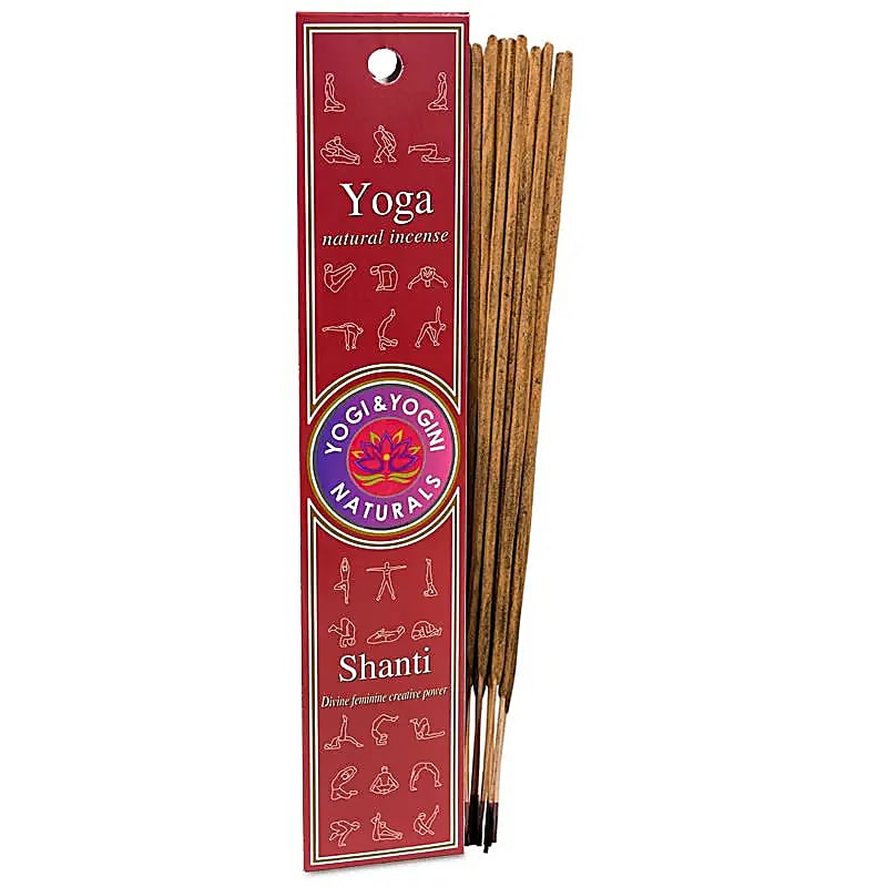 Incense Yoga Shanti --package Of 3 Pcs - 20 G