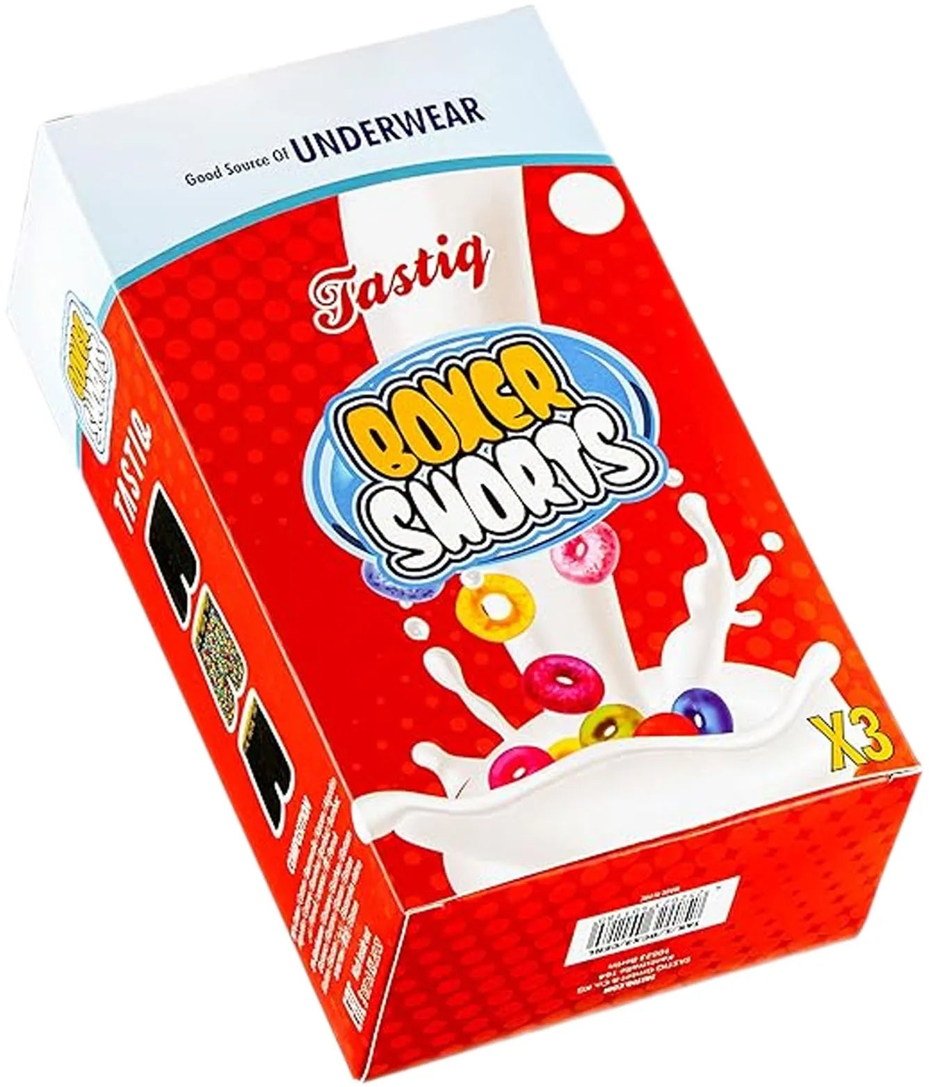 Боксерки Tastiq Kellogs 3-pack Giftbox Black