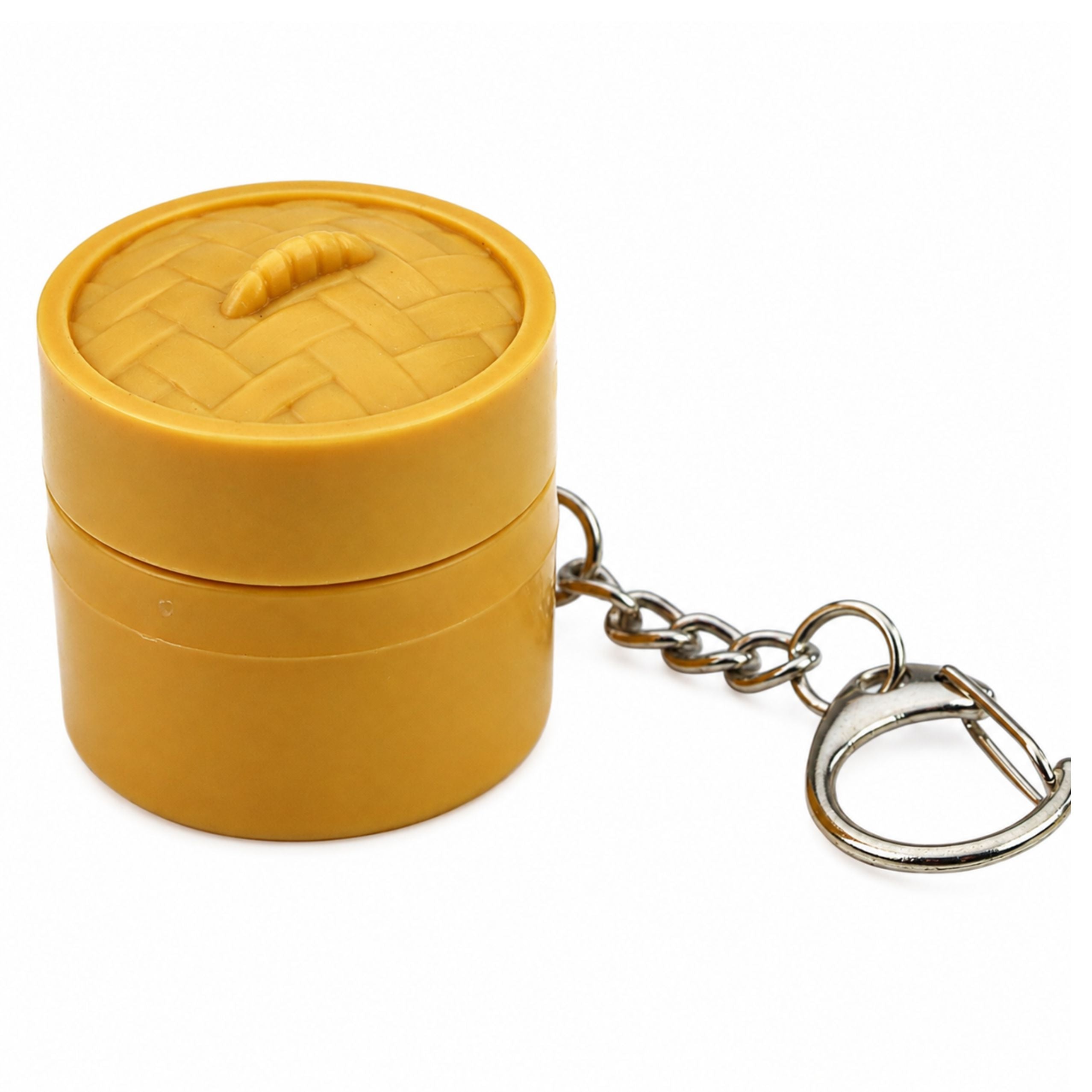 Dumpling In A Basket Keychain Glowing Led Dumpling For Keychain Backpack 3.5 Cm