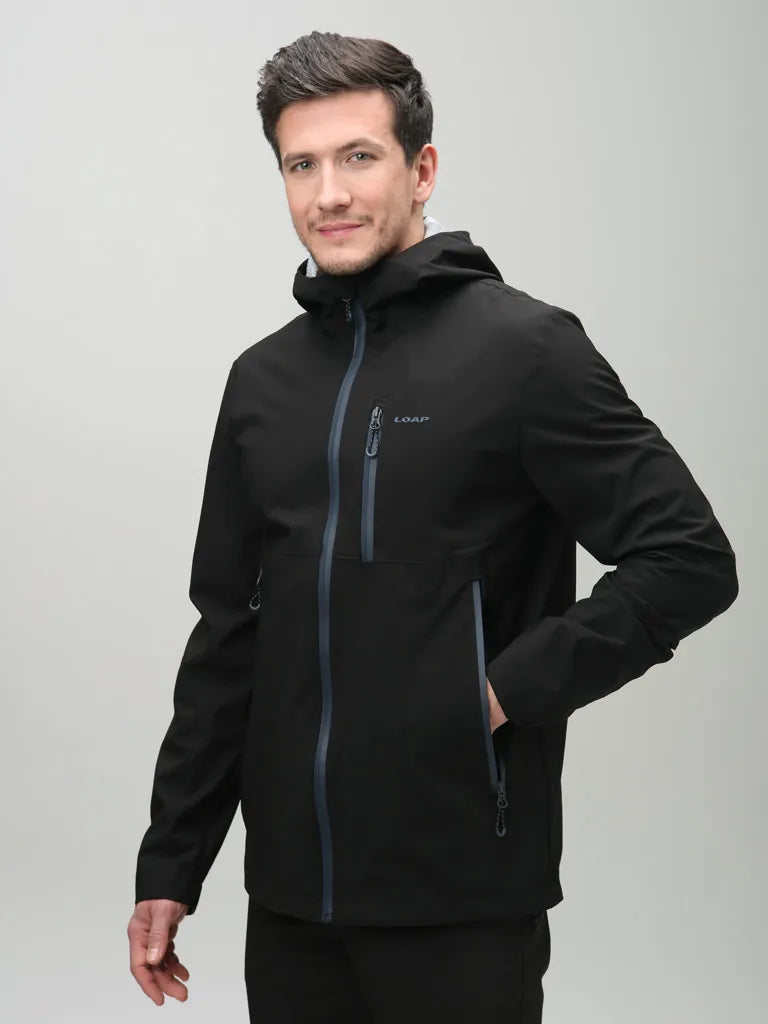 Jachetă pentru bărbați Loap Ulvar Negru