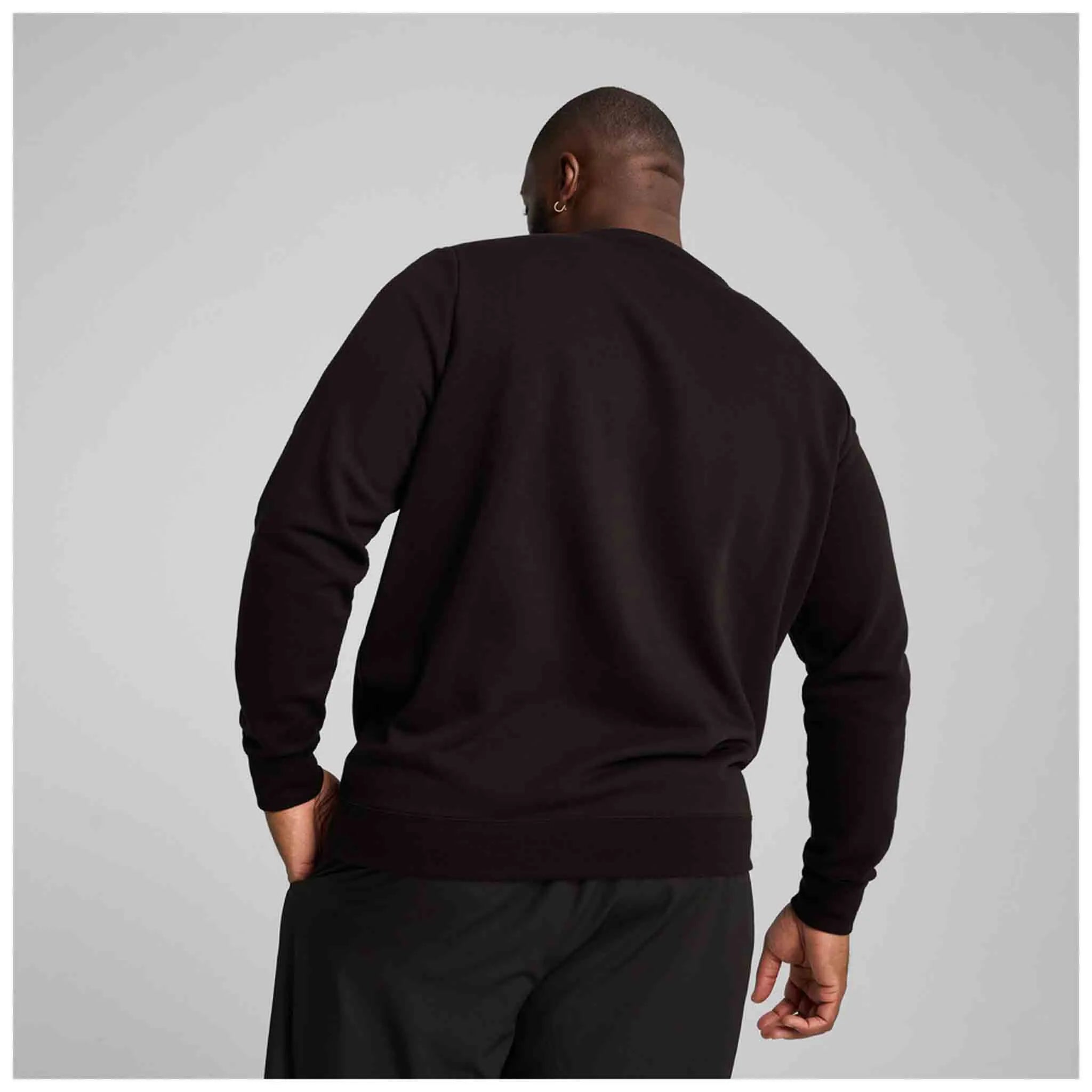 Puma Ess Crew-sweatshirt voor heren zwart