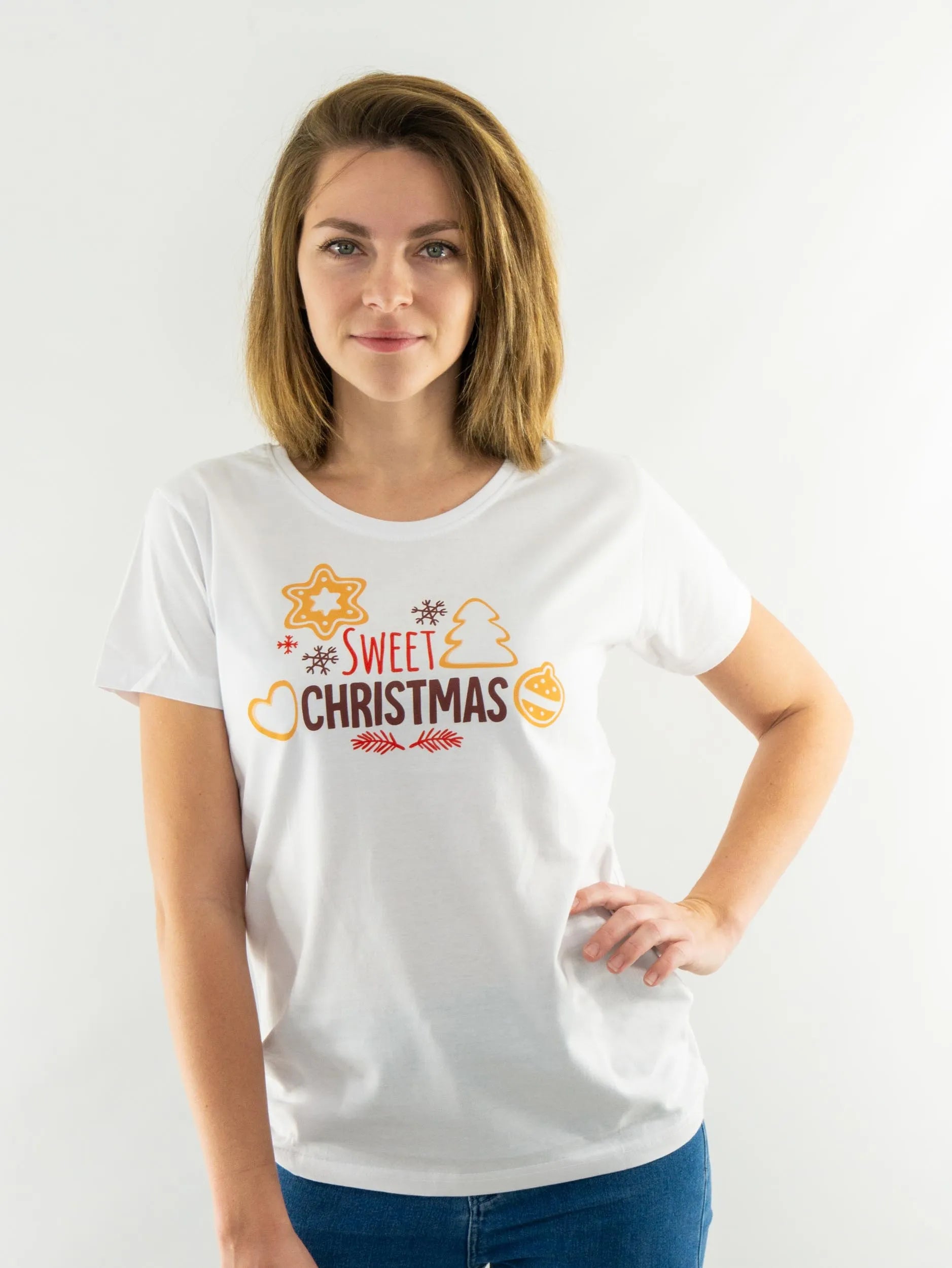 T-shirt damski Jm Sweets Biały 2xl
