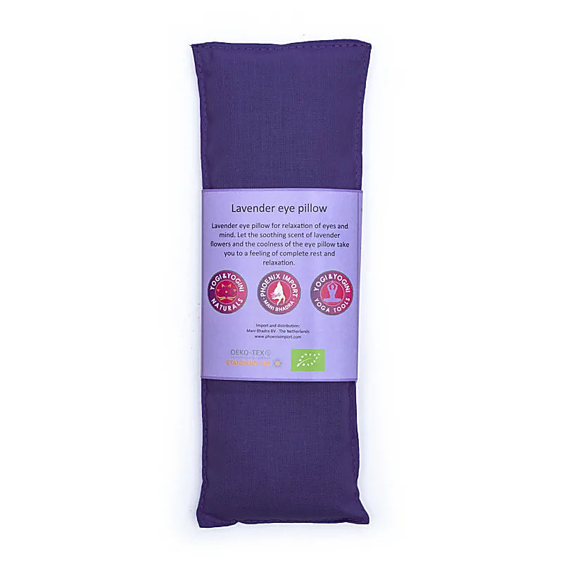 Eye Pillow Lavender Orgánach Dark Corcra - 140 G; 22×8 Cm