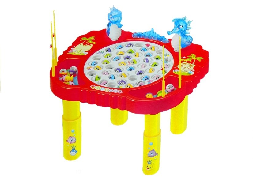 Arcade Game Fishing Fishes Light Effects Red