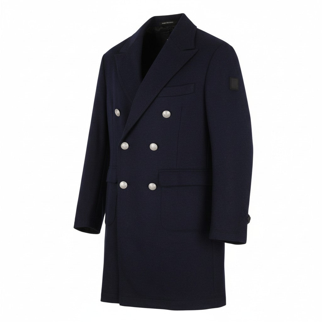 Blue Wool Coat