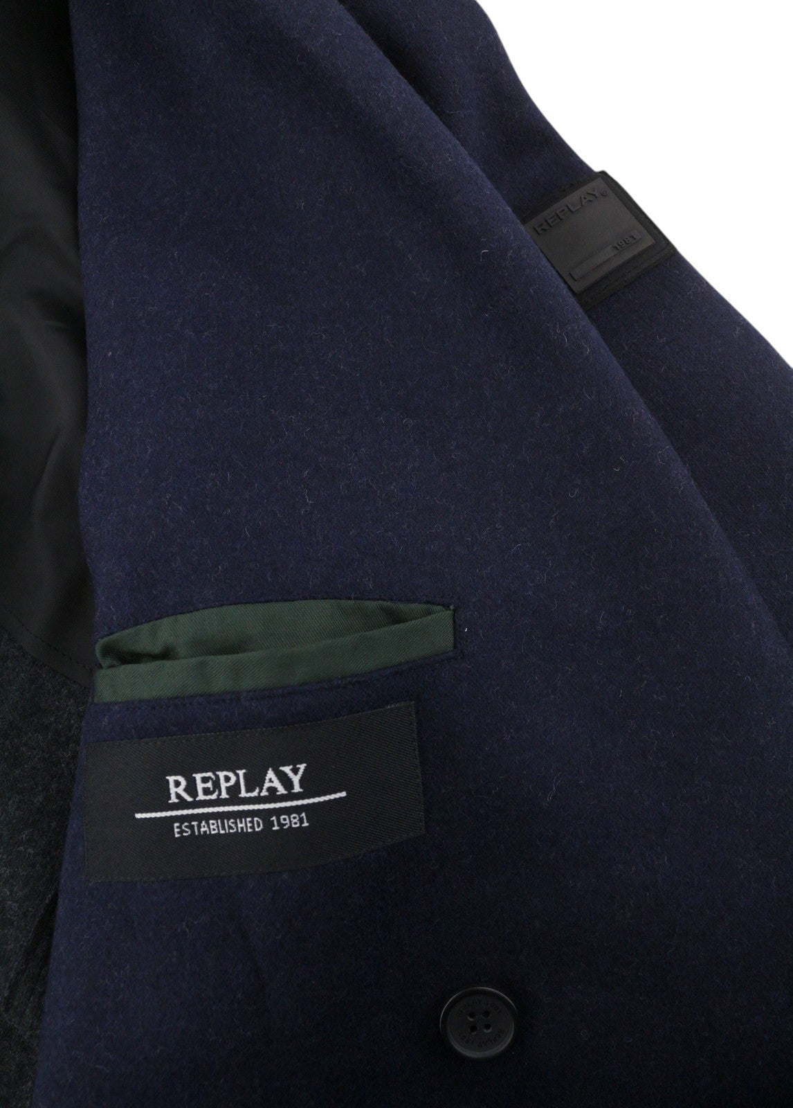 Blue Wool Coat