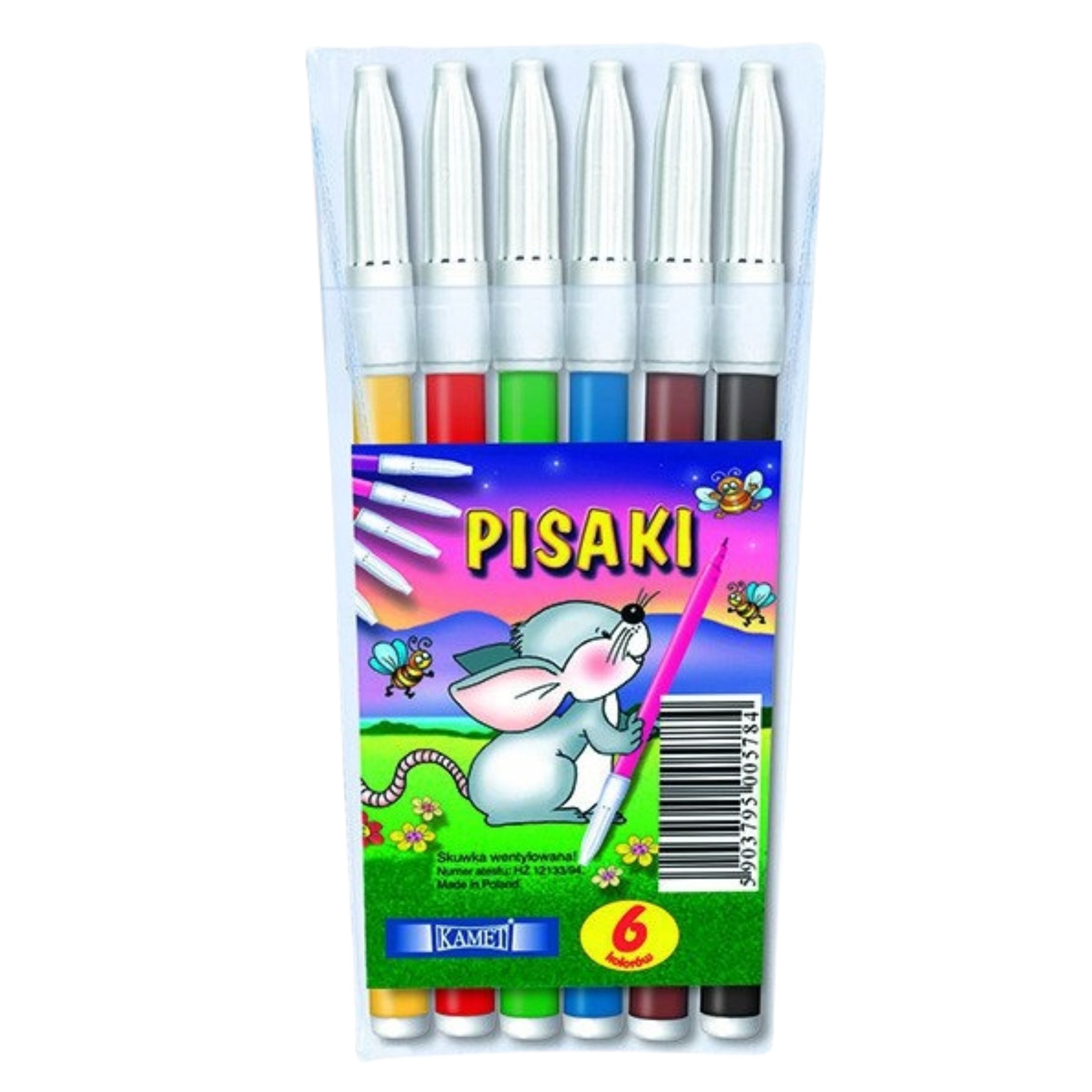 Kamet Felt Tip Pens 6 Colors