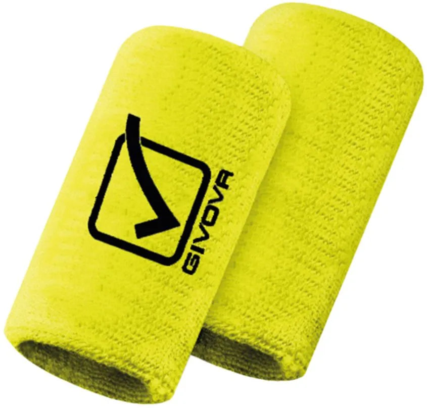 Muñequera Deportiva Givova Amarillo Fluo Amarillo