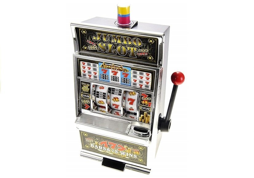 Big Slot Machine Casino With Sounds Money Bank