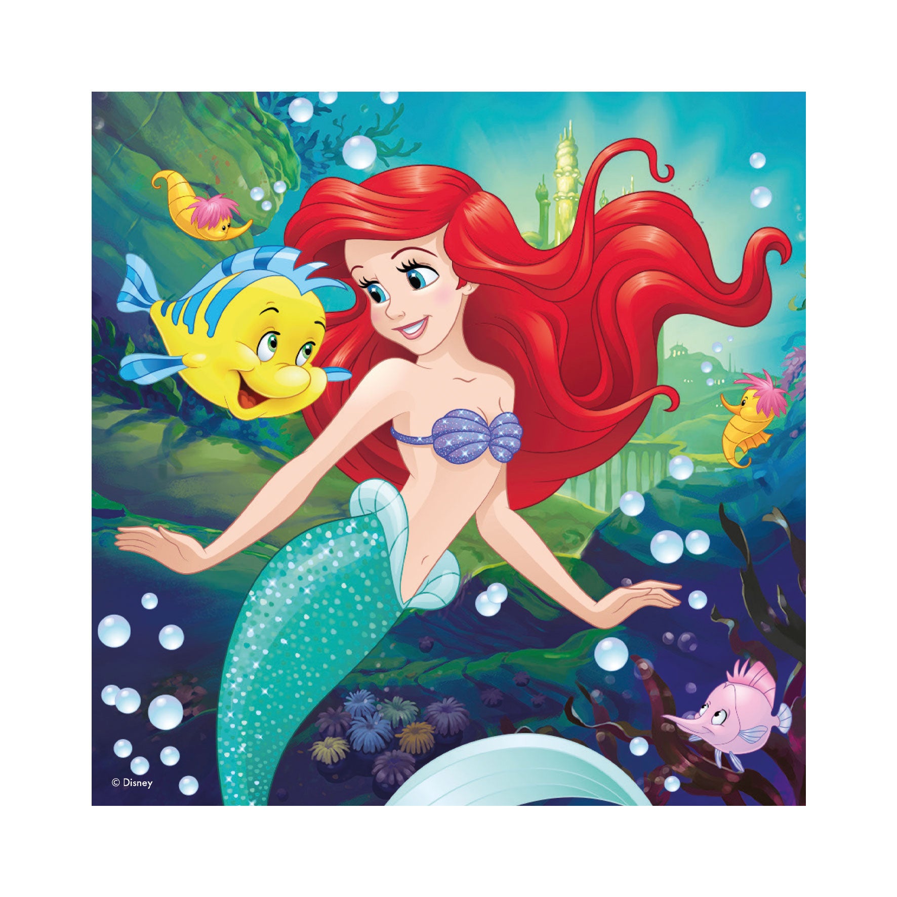 Puzzle Veselé princezné 3x55