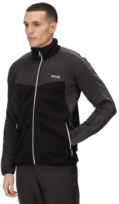 Hanorac pentru bărbați Regatta Men Yare Vi Extol Stretch Softshell Jacket Negru