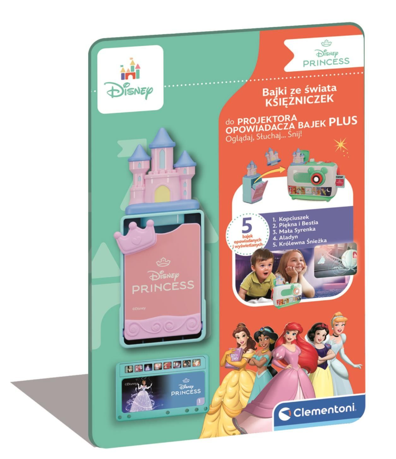 Disney Plus Projector Stories – Disney Princesses – Clementoni на полски език 50456
