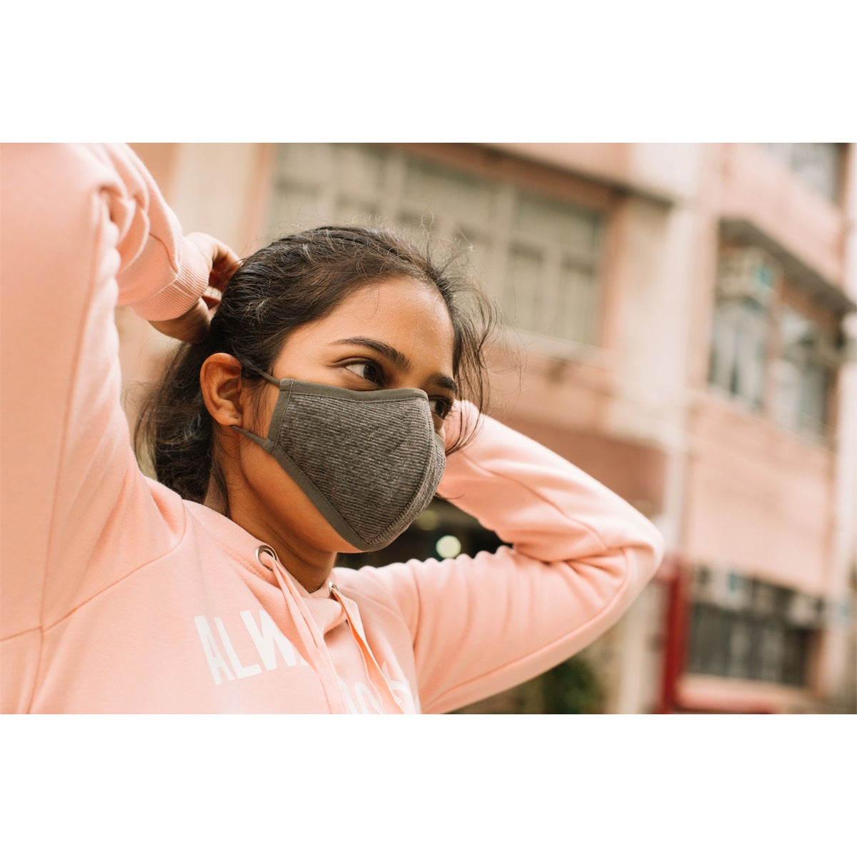 Pacsafe Silver Ion Face Mask L Silver Gray