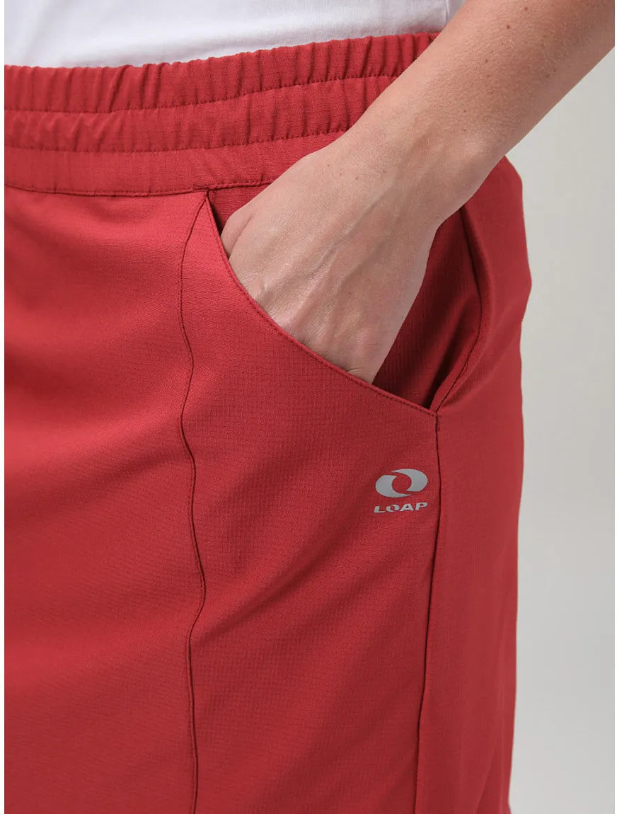 Lúb sciorta na mban uznora dearg l