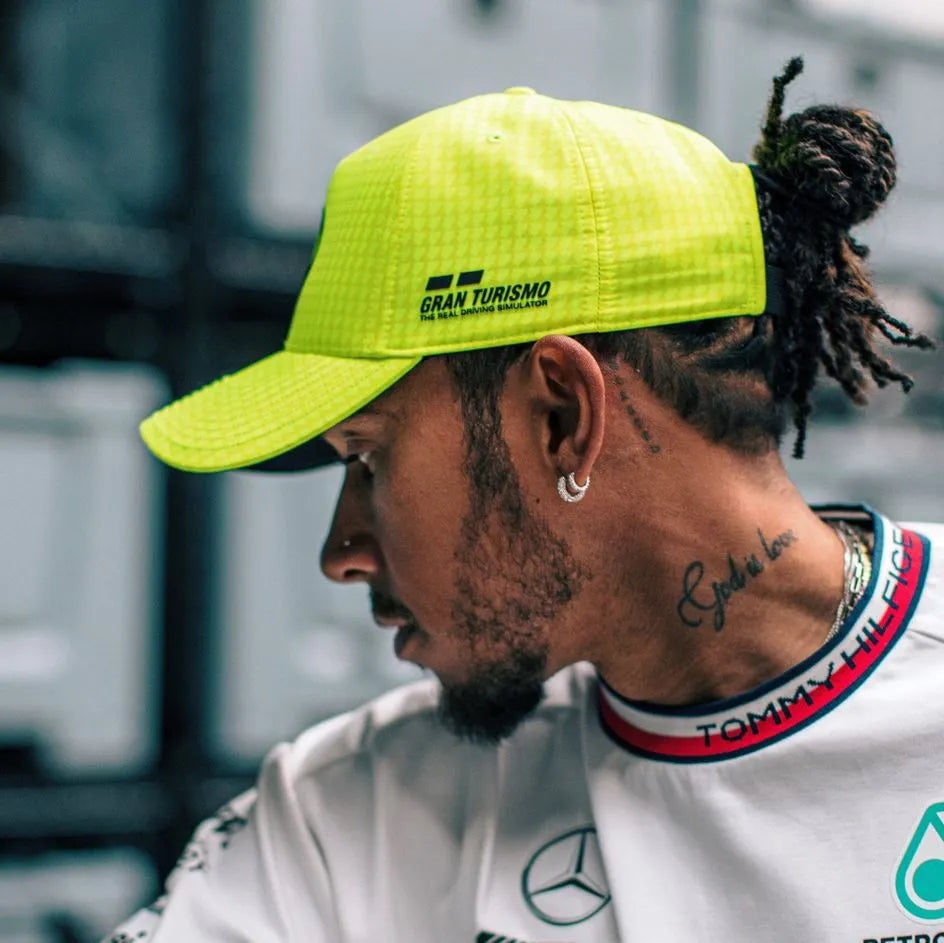 Kinderkappe Mercedes Jr Map F1 Lh Col Driver Bb Cap Neongelb
