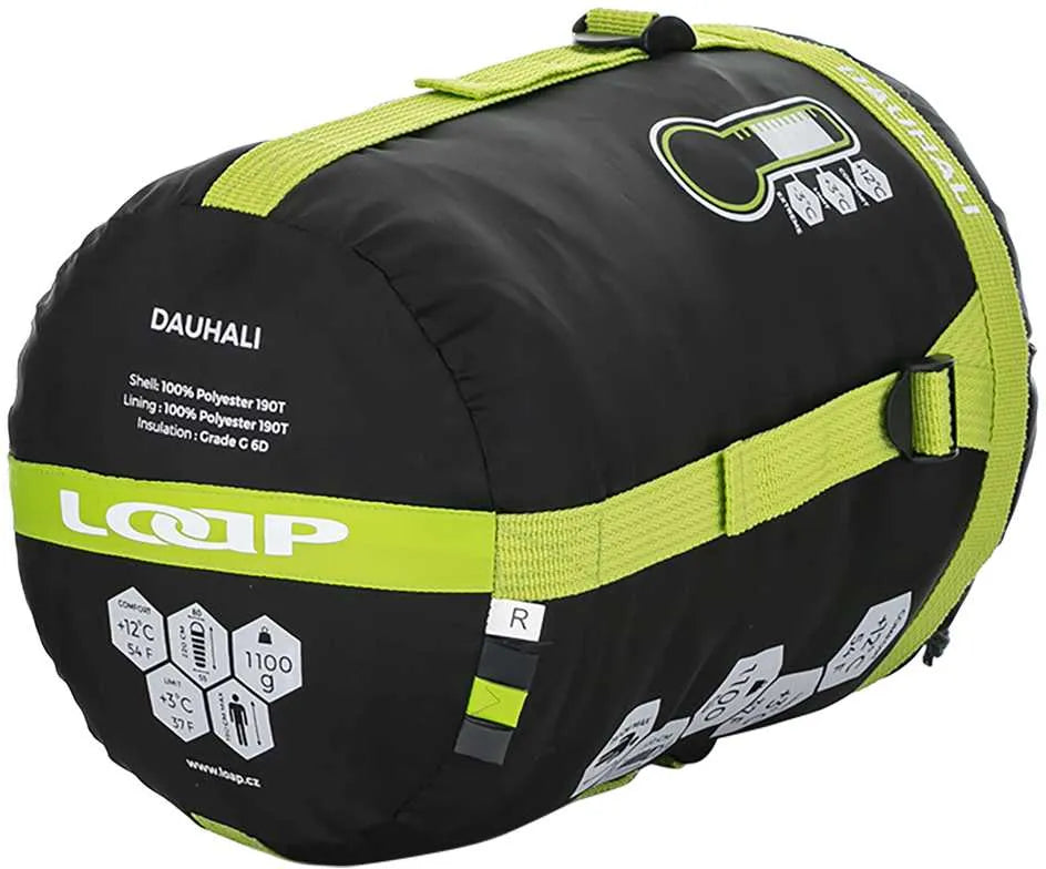 Spací pytel Loap Dauhali Black L-levý zip