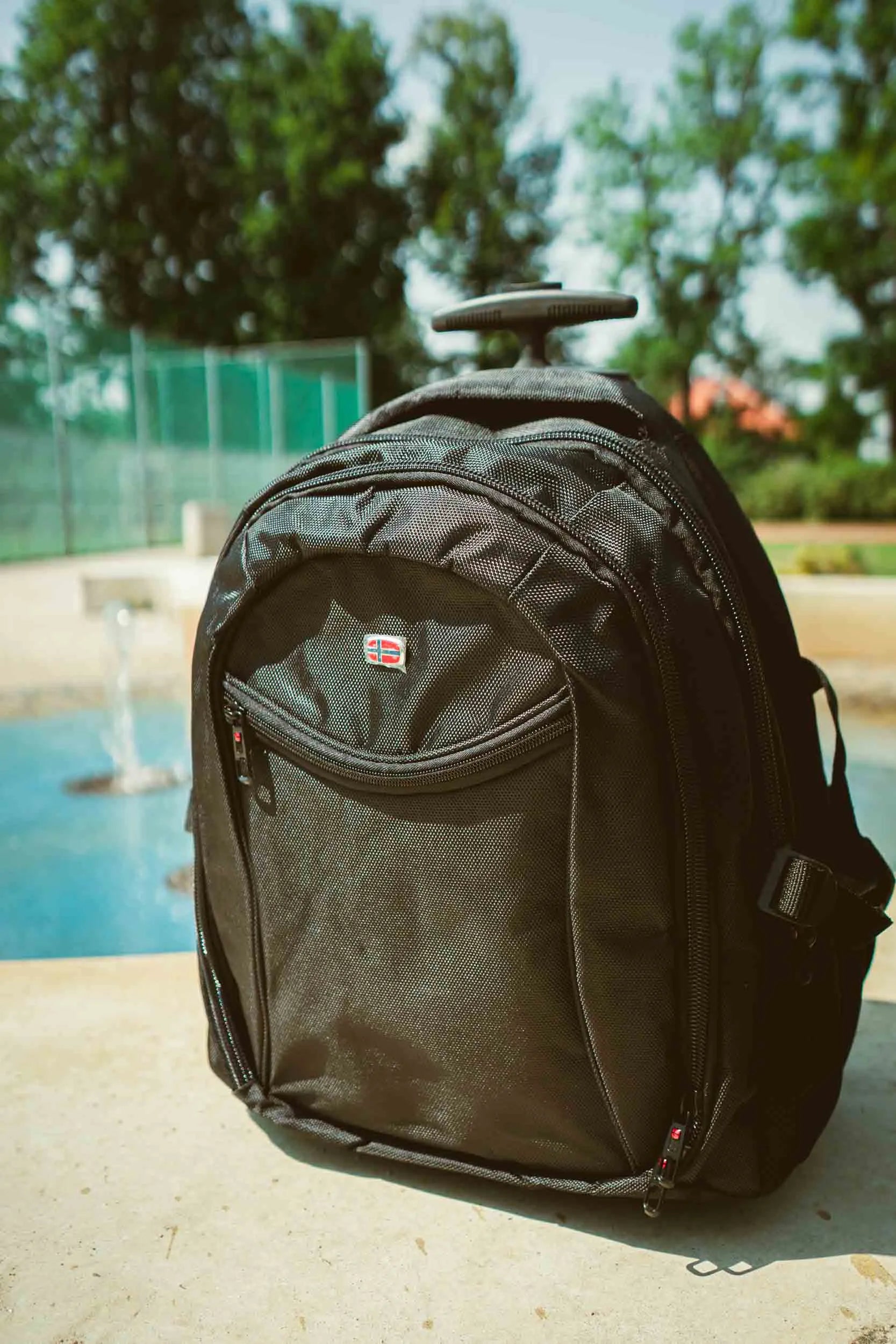 New Rebels Trolley Driver Pro Wheeled Backpack Black