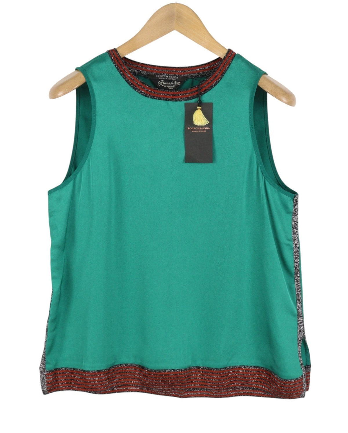Green Polyester Blouse