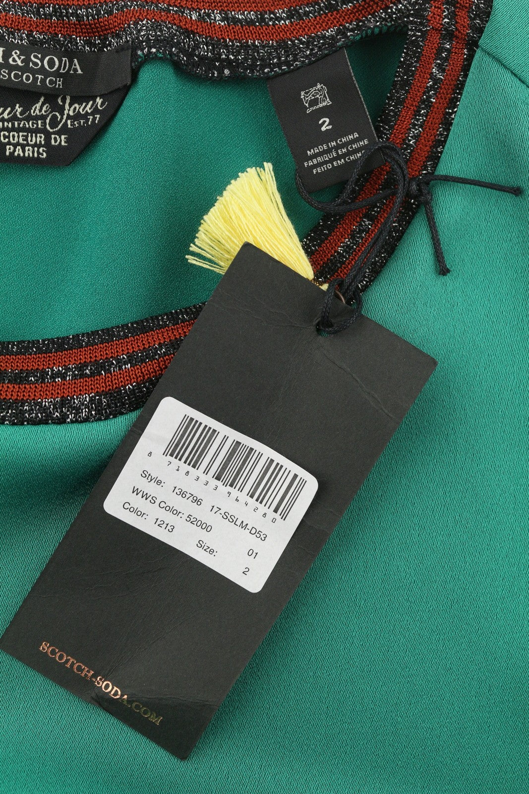 Green Polyester Blouse