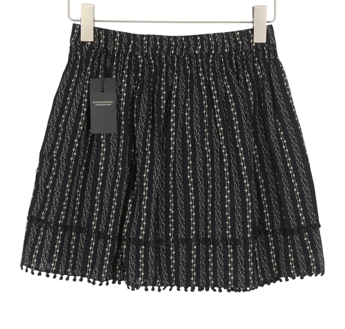 Black Cotton Skirt