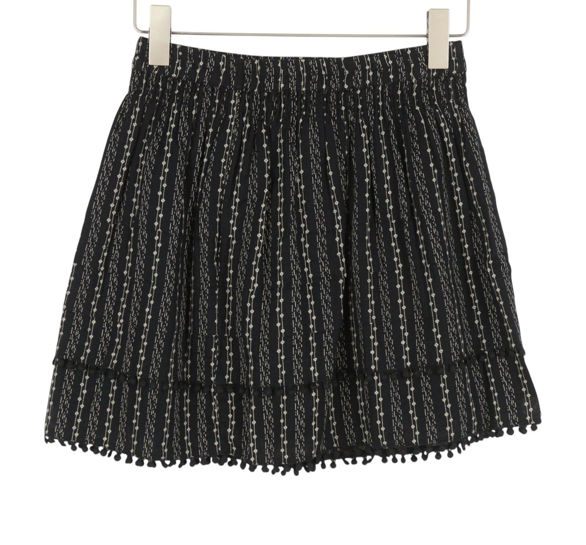 Black Cotton Skirt