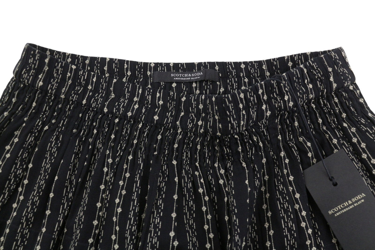 Black Cotton Skirt