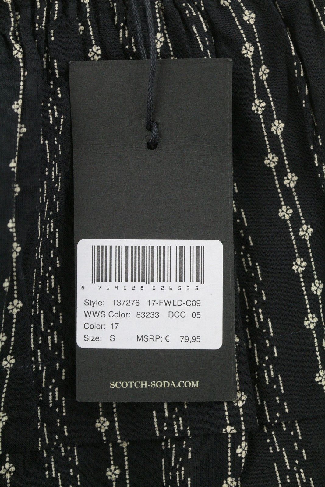 Black Cotton Skirt