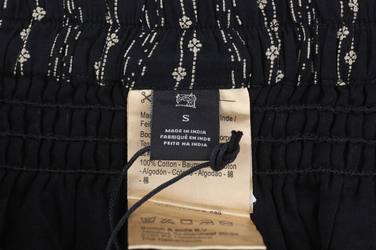 Black Cotton Skirt