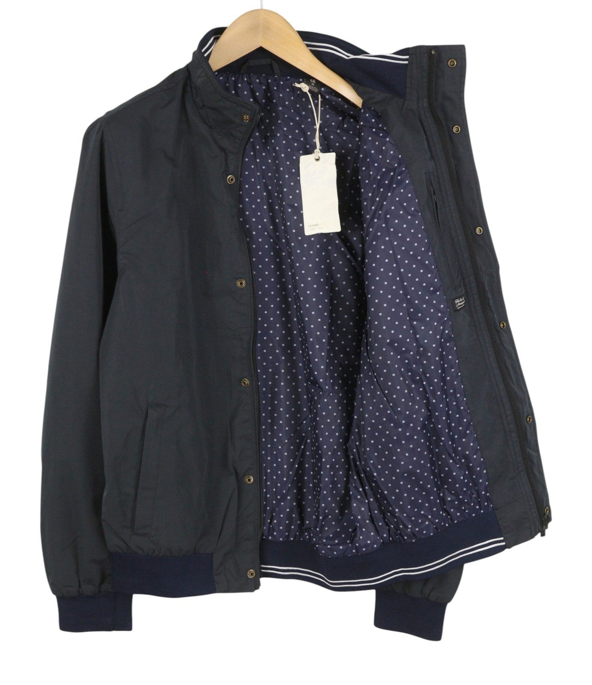 Blue Polyester Jacket