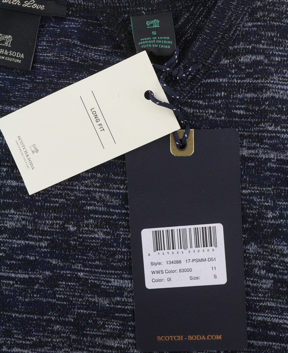 Sort polyester T-shirt