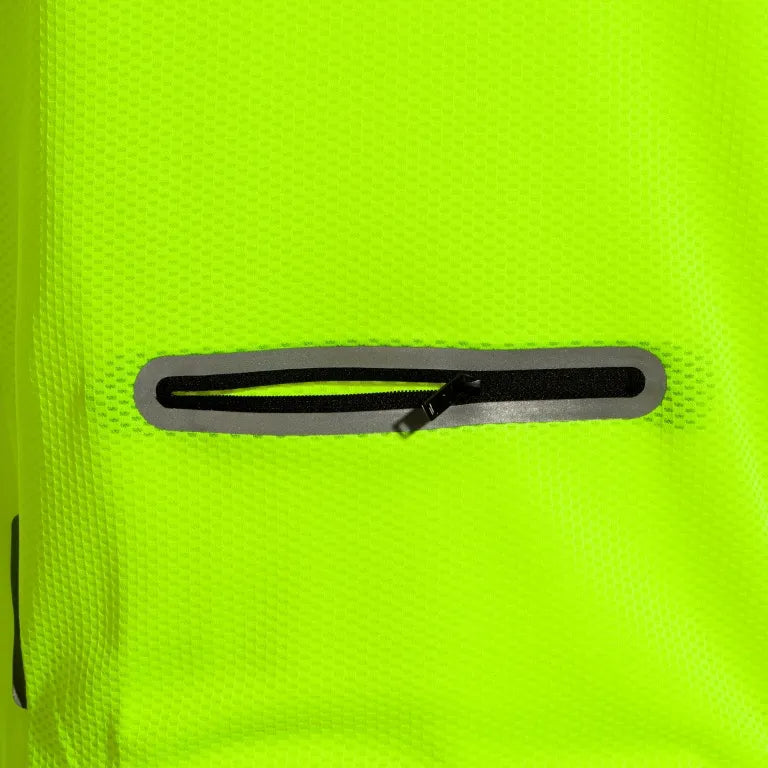 Vest rothaíochta joma vest fluor buí-dubh buí l